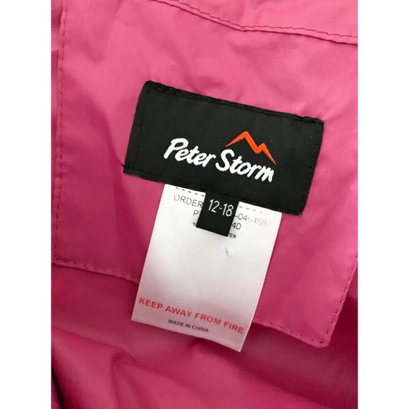 Peter Storm Pink Waterproof Suit Hooded Fully Zipped Light Weight All Season - Picture 3 of 3